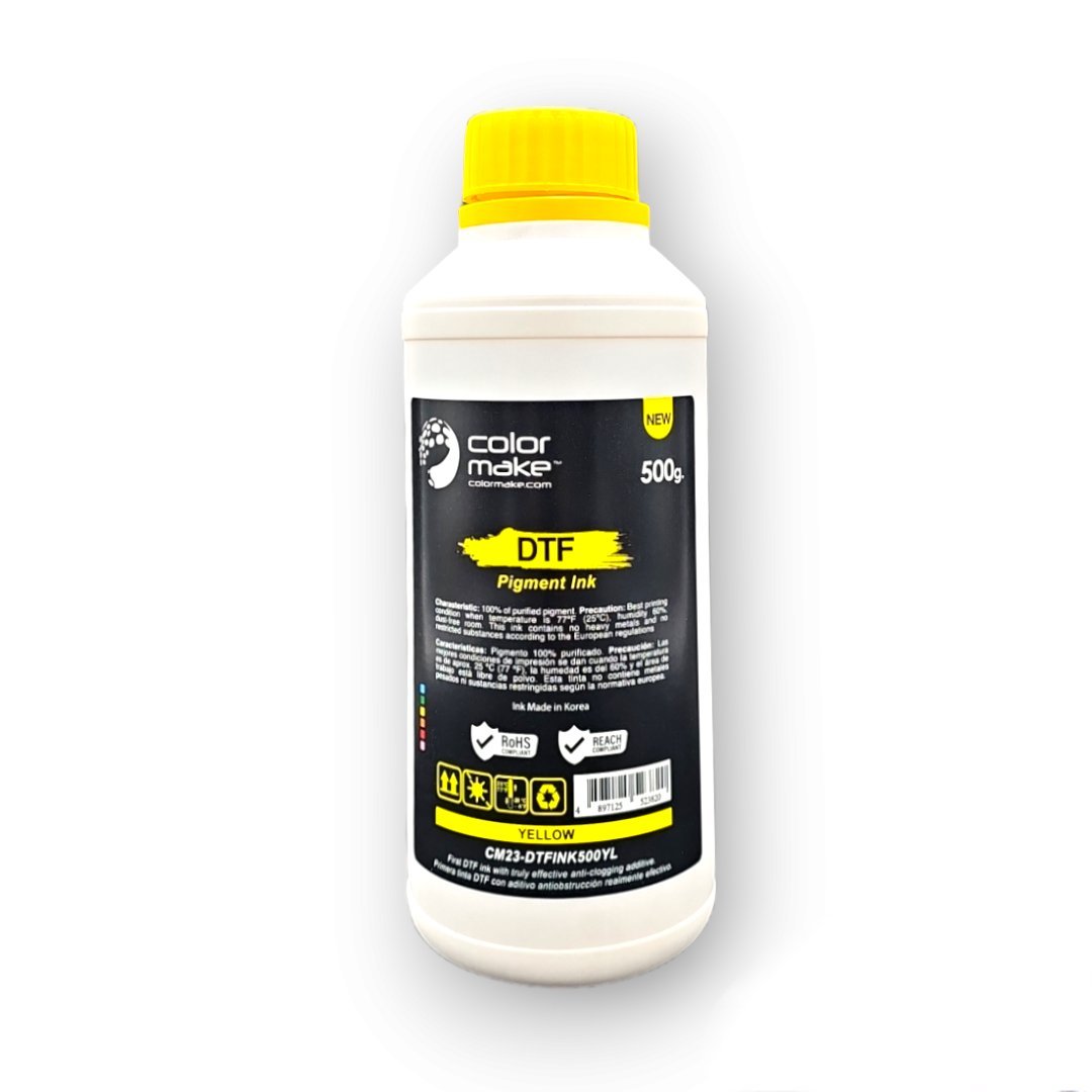 Tinta para DTF de 500 ml CMYKW