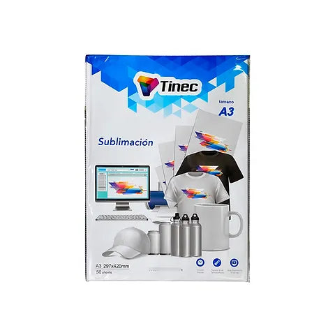 Papel TINEC A3 50 hojas
