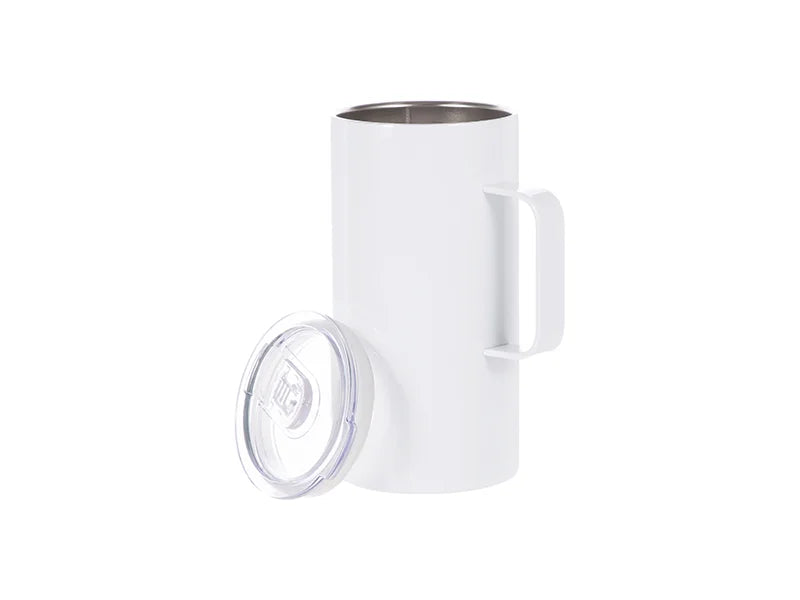 Vaso de acero 20 onzas con asa