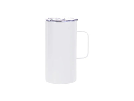 Vaso de acero 20 onzas con asa